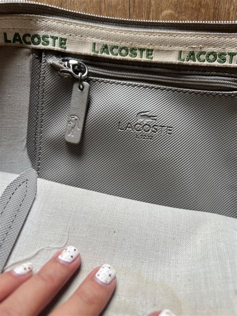 original lacoste bag vs fake|is a lacoste genuine.